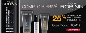 -25% sur les produits homme Tom robin